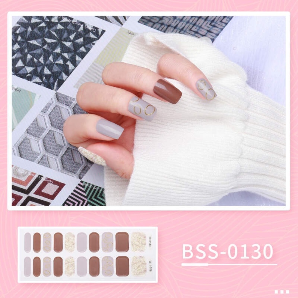 NIB Semi Cured Gel Nail Wraps